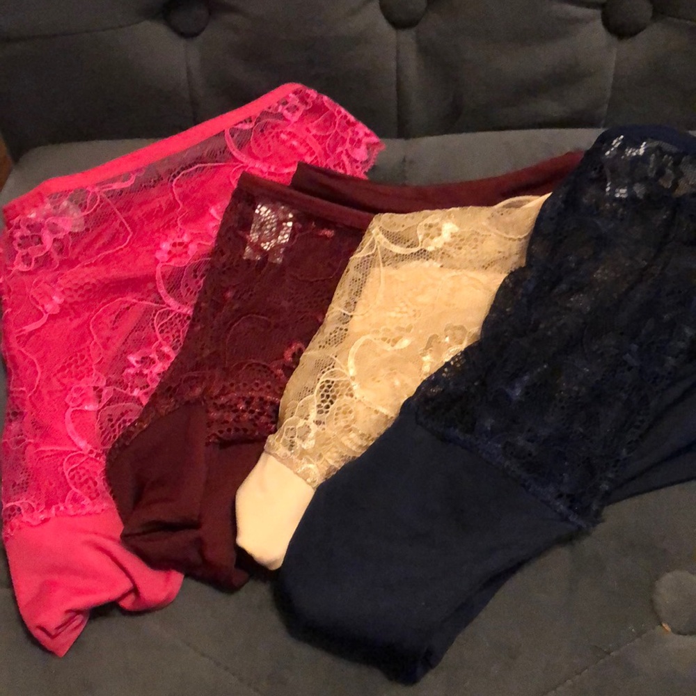 4 pairs of never been worn Lacey panties